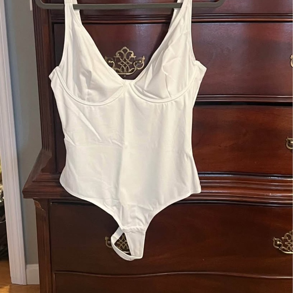 White Women's Bodysuit, underwire and shapewear